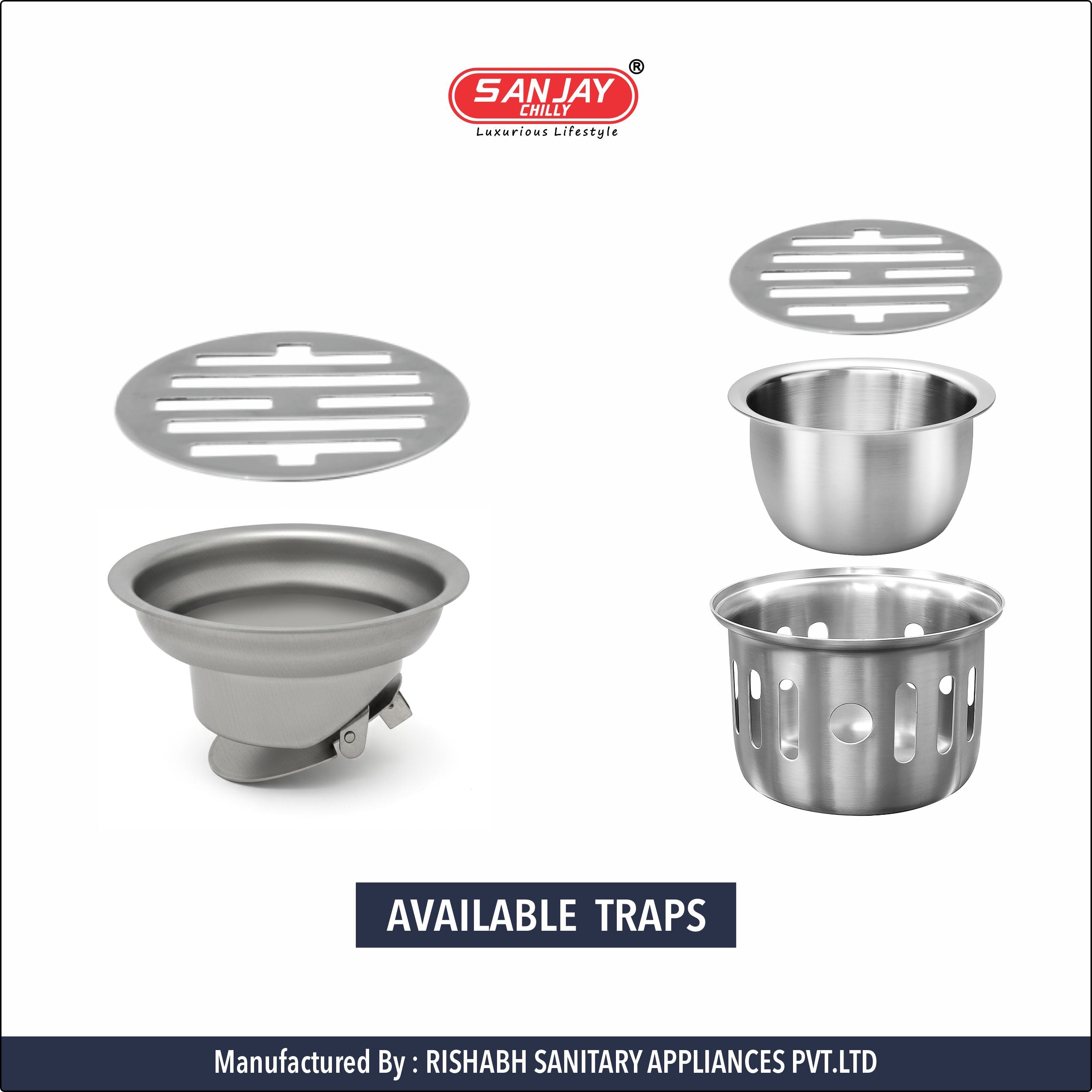 Shower Channel Square