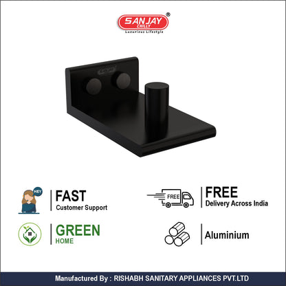 Robe Hook Ultra Black
