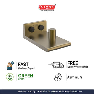 Robe Hook Brushed Bronze