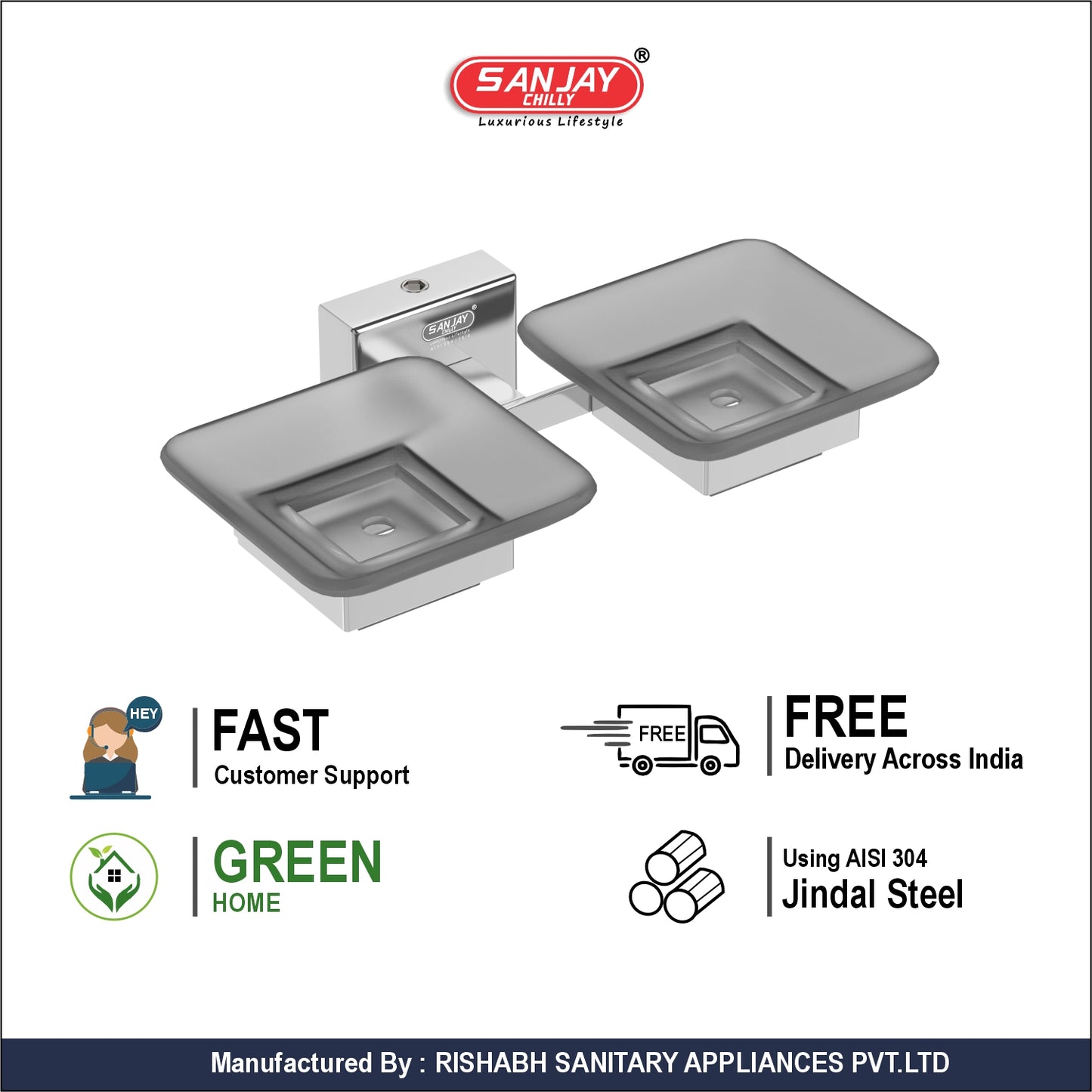 Dual Soap Dish Nexa