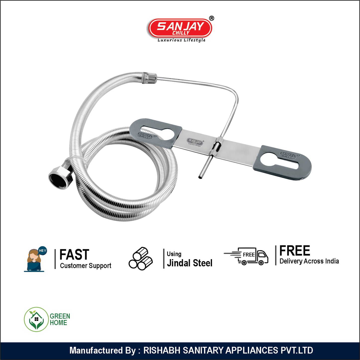 Multi Gold Jet Spray CP Hose 1 mtr