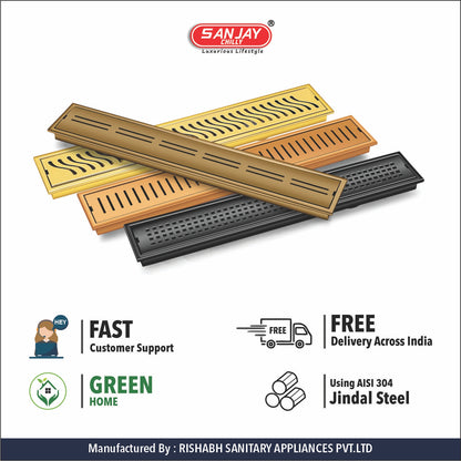 Marble Drainer Brushed Bronze