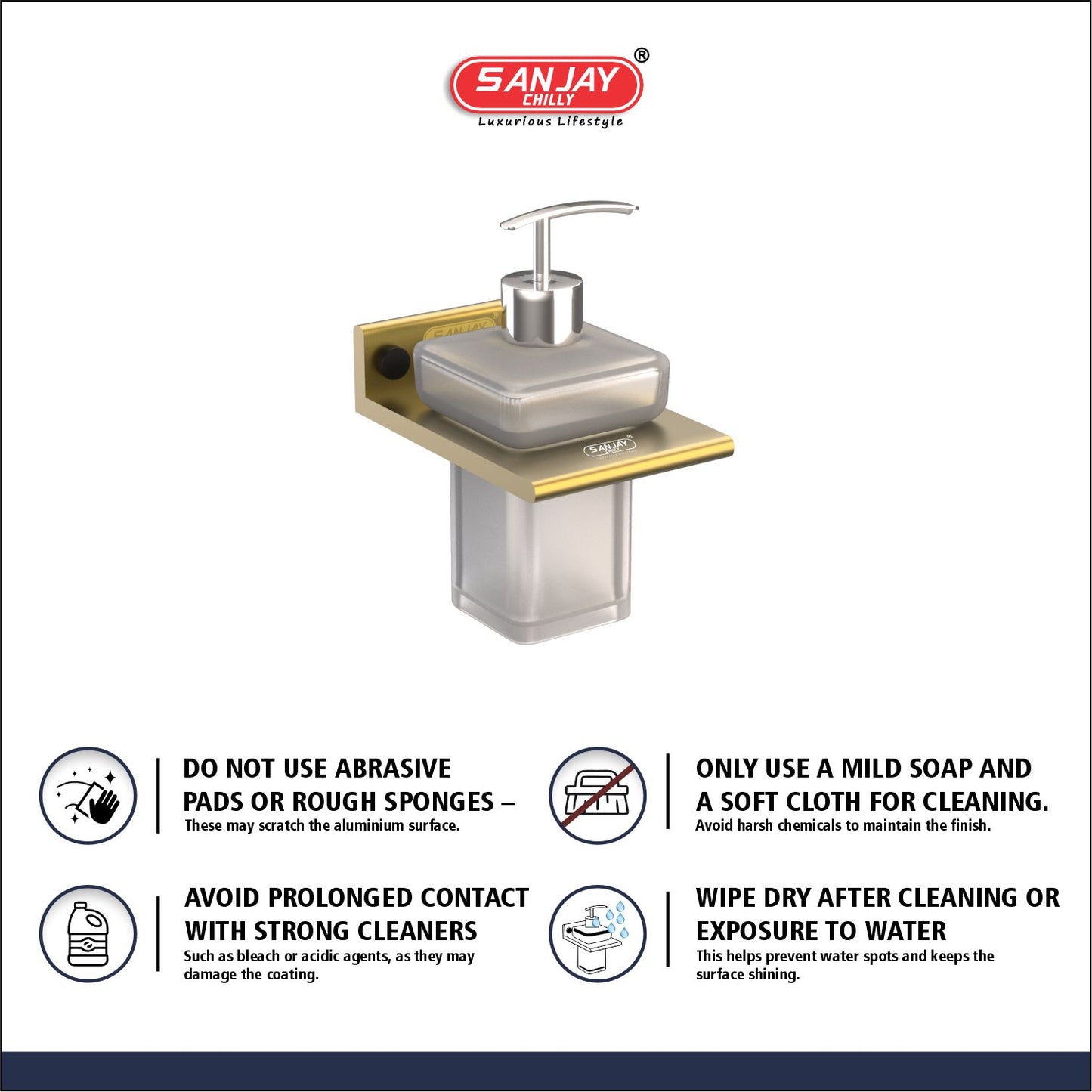 Soap Dispenser French Gold