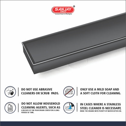 Marble Drainer Ultra Black