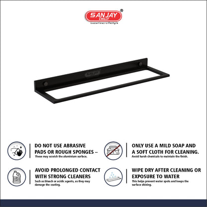 Towel Rod Ultra Black