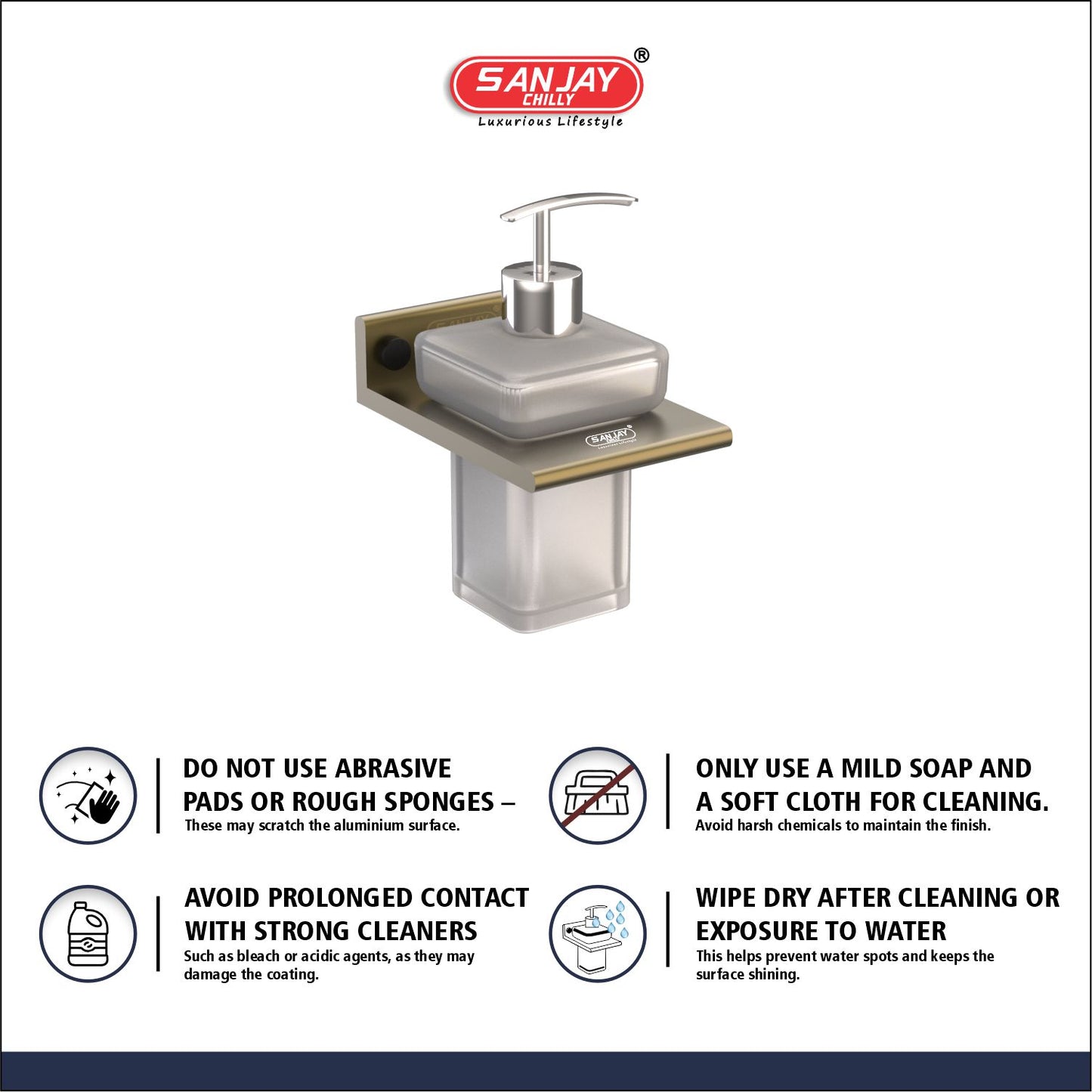 Soap Dispenser Brushed Bronze