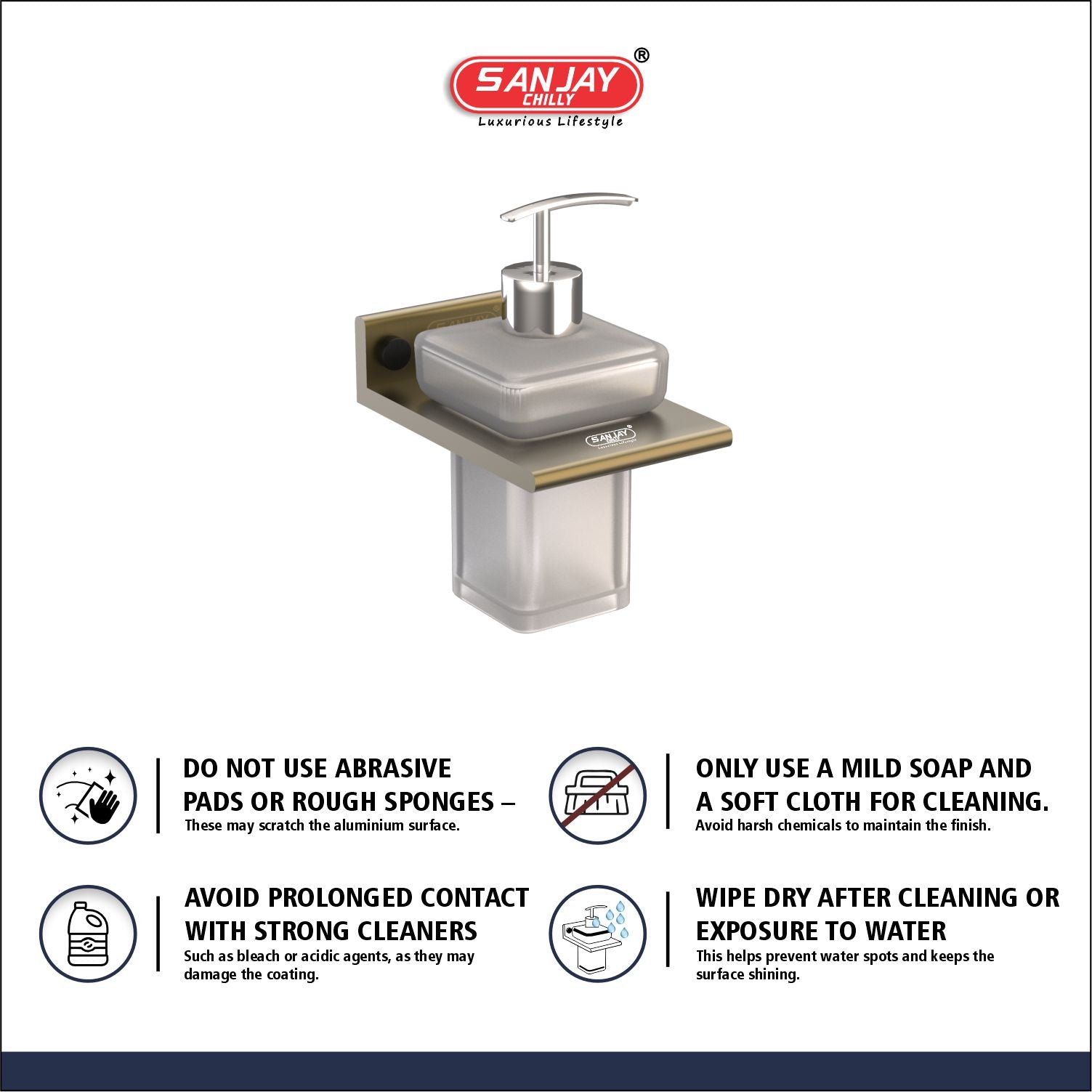 Soap Dispenser Brushed Bronze