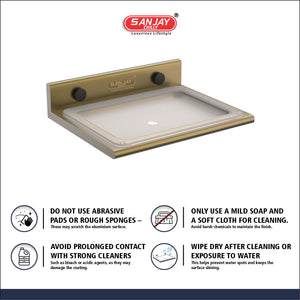 Soap Dish Brushed Bronze