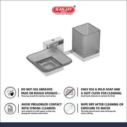 Soap Dish & Tumbler Holder Nexa