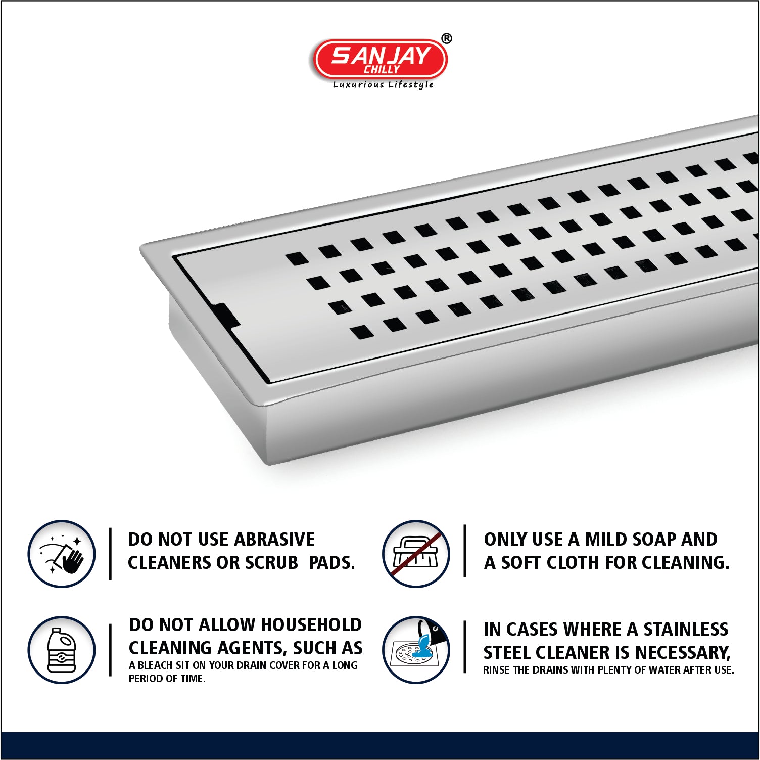 Shower Channel Square