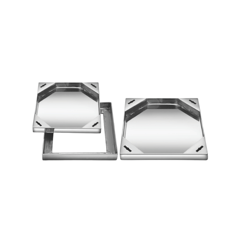 Man Hole Cover Recessed Type With Marble Insert