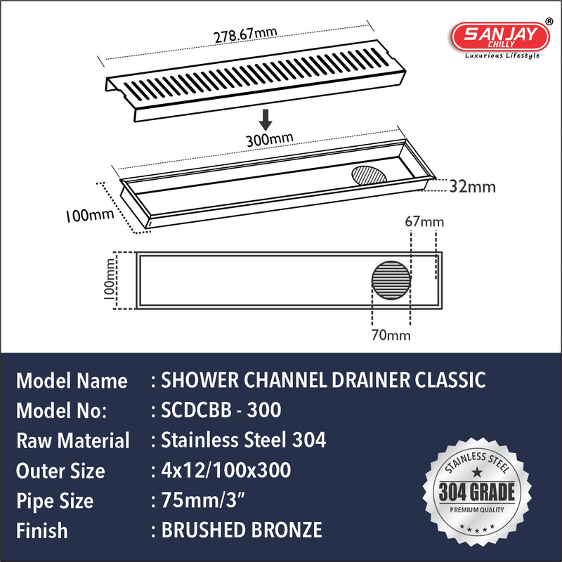 Classic Brushed Bronze