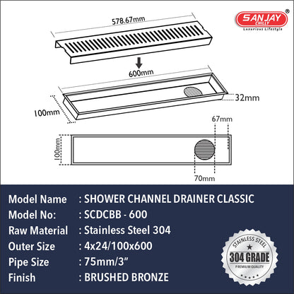 Classic Brushed Bronze